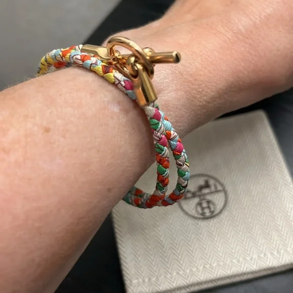 NWT Hermes Glenan Double Tour Bracelet - Picture 6 of 7